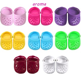 Aroma รองเท้าแตะชายหาด 7 ซม. 18 นิ้ว อุปกรณ์เสริม สําหรับตุ๊กตา ของขวัญวันเกิด