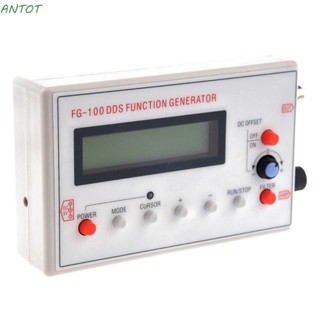 Antot เครื่องกําเนิดสัญญาณ DDS หน้าจอ LCD 1Hz-500KHz FG-100 คุณภาพสูง