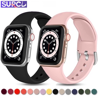 สายนาฬิกาข้อมือซิลิโคน สําหรับ Apple Watch Series ultra 8 band 49 มม. 45 มม. 41 มม. 40 มม. 38 มม. 42 มม. 44 มม. iWatch serie 7 3 4 5 6 se