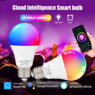 E27 Tuya Wifi สมาร์ทโคมไฟ 15 วัตต์หลอดไฟ Led Rgb หรี่แสงได้ควบคุม App กับ Alexa Google Home Smart Life Aube