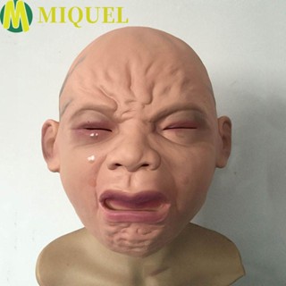 Miquel หน้ากากเด็กร้องไห้ พร็อพปาร์ตี้ฮาโลวีน น่ากลัว