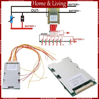 Aotoo ชุดเซลล์แบตเตอรี่ลิเธียมลิเธียม Li-ion สําหรับบอร์ดป้องกันอีควอไลเซอร์ PCB BMS 17S 60V