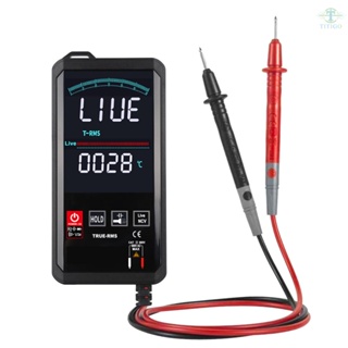 KKmoon KKM128 4.7 Inch Touching Color Screen Ultra-thin Multimeter Voltage Frequency Capacitance Resistance Meter 6000 Counts Display with Backlight Flashlight Data Hold Auto Power Off Function