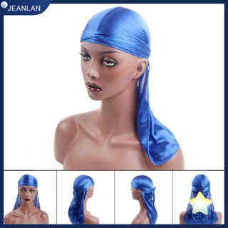 Jeanlan Durag Cap ที่คาดผม ผ้าโพกหัว สีพื้น