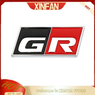 Xinfan สติกเกอร์โลโก้ GR สําหรับติดตกแต่งรถยนต์