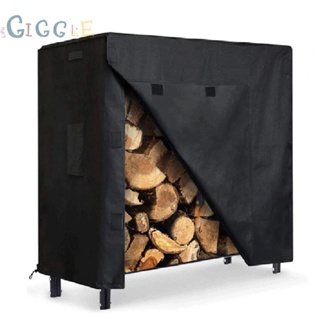 ⭐NEW ⭐Firewood Cover Adjustable Black Large 96x24x42inch Small 48x24x42inch 1PCS