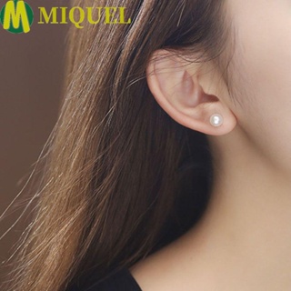 Miquel ต่างหูสตั๊ด ประดับมุก หรูหรา ของขวัญปาร์ตี้ วันครบรอบ