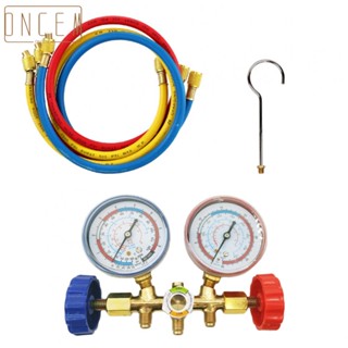 【ONCEMOREAGAIN】Manifold Gauge 9.1 * 6.9 * 3.7in A/C AirConditioning Diagnostic Service