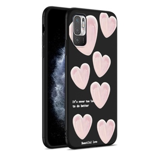 เคสโทรศัพท์ซิลิโคน TPU แบบนิ่ม ลายหัวใจ กันกระแทก สําหรับ Xiaomi Poco M5 M5S M4 M3 Pro 5G Poco C40