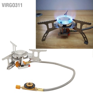 Virgo311 Portable Camping Stoves 3500W Foldable Backpacking Stove with Piezo Ignition for Outdoor Hiking Cooking