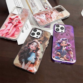 【Frozen】เคสโทรศัพท์มือถือ คาร์บอนไฟเบอร์ แบบนิ่ม กันกระแทก สําหรับ iPhone 15 Pro Max 15 Plus 11 12 13 14 Pro Max