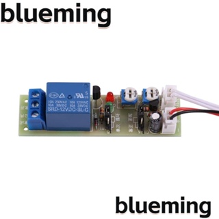 Blueming2 โมดูลรีเลย์สวิตช์ตั้งเวลา DC12V ทองแดง แบบพกพา สีฟ้า สีเขียว