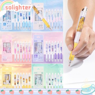 Solighter ปากกาเจล 0.5 มม. เครื่องเขียน ของขวัญ สําหรับนักเรียน สํานักงาน โรงเรียน