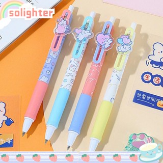 Solighter ปากกาเจล ลายการ์ตูนกระต่าย 4 ชิ้น ต่อชุด