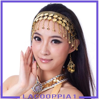 [Lacooppia1] ที่คาดผม เครื่องประดับเต้นรําหน้าท้อง สไตล์อินเดีย