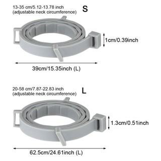 ปลอกคอ แบบพับได้ แบบพกพา ปรับขนาดได้ สําหรับสัตว์เลี้ยง สุนัข แมว