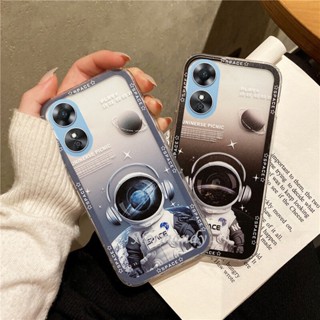 พร้อมส่ง เคสโทรศัพท์มือถือ ซิลิโคนนิ่ม TPU กันกระแทก ลายการ์ตูนนักบินอวกาศ สร้างสรรค์ สําหรับ OPPO A38 4G 2023 A38