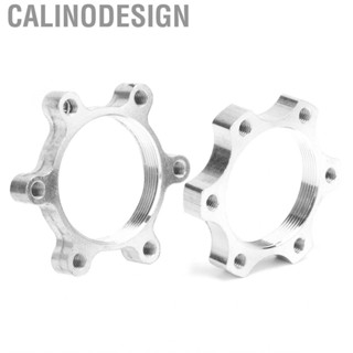 Calinodesign Flanges Nut Aluminum Alloy Lock Bike Adapter  Strong Toughness Disc Brake Thread Conversion Seat Long Service Life for Work