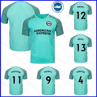 เสื้อกีฬาแขนสั้น ลายทีมฟุตบอล Brighton Hove Albion Away GP1 2021-2022