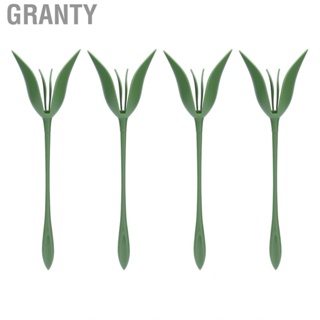 Granty Flower Napkin Holders  Reusable Green 4PCS Holder Wide Application for Hotels Restaurants Parties