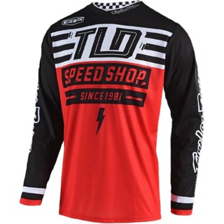 【COD】 พร้อมส่ง เสื้อกีฬาแขนสั้น ผ้าโพลีเอสเตอร์ 100% ลาย BMX MTB MX ATV สําหรับขี่รถวิบาก