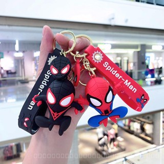 0830YWJJ Avengers Spider-Man Key Ring Pendants Schoolbag Car Ornament Cute Cartoon Doll Pendant Keychain Animation  Garage Kit  Comic  FKVA