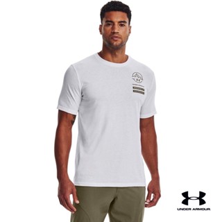 Under Armour UA  Mens Mountain Camo Lockup Short Sleeve อันเดอร์ อาร์เมอร์ เสื้อออกกำลังกายสำหรับผู้ชาย