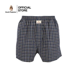 Hush Puppies กางเกงขาสั้นผู้ชาย รุ่น SLEEPWEAR HU H3W255 ทรง BOXER - สีกรมท่า