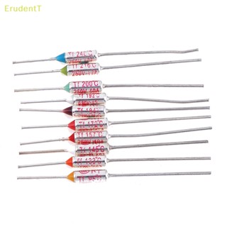 [ErudentT] 10 ชิ้น 95°C/133°C/145°C/157°C/172°C/184°C/192°C/200°C/216°C/240°C ฟิวส์ความร้อน [ใหม่]