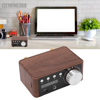 Gemini308 มินิบลูทูธ 5.0 เครื่องขยายเสียงไฮไฟสเตอริโอดิจิตอลแอมป์ 2 ช่อง 50W และ พร้อมอินพุต USB