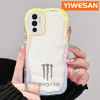 เคสมือถือ แบบนิ่ม แบบใส ลายคลื่น กันกระแทก สําหรับ VIVO V23E 4G V23E 5G V23 Pro V23i 5G S12 5G Y75