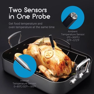Inkbird Tempwise TNT-11-B เครื่องวัดอุณหภูมิเนื้อสัตว์ดิจิทัล ไร้สาย บลูทูธ กันน้ํา IP67 พร้อมแอปควบคุม สําหรับเตาอบ บาร์บีคิว