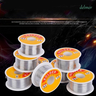 Delmer ลวดเชื่อมบัดกรีไฟฟ้า แบบใช้แล้วทิ้ง 50 กรัม ความบริสุทธิ์สูง