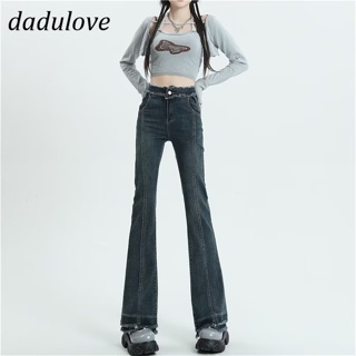 DaDulove💕 New American Ins High Street Retro Micro-flare Jeans Niche High Waist Wide Leg Pants plus Size Trousers