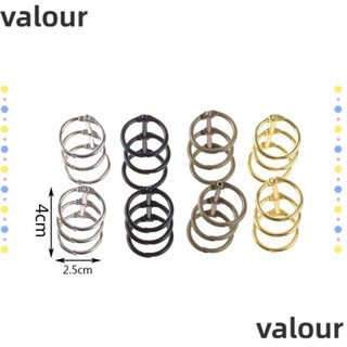 Valour แหวนเกลียว รูปใบไม้ โจรสลัด สไตล์วินเทจ 2 ชิ้น