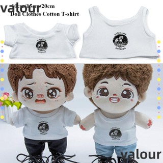 Valour เสื้อยืด ผ้าฝ้าย 2 แบบ สําหรับตุ๊กตาไอดอล 10 ซม. 15 ซม. 20 ซม.