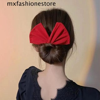 Mxfashione เครื่องทําผม ผ้าโพลีเอสเตอร์ พิมพ์ลายดอกไม้ แฟชั่นสําหรับผู้หญิง