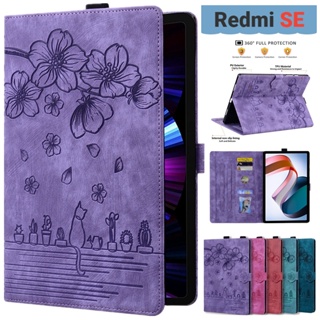 เคสแท็บเล็ต หนัง PU แบบนิ่ม ฝาพับแม่เหล็ก สําหรับ Xiaomi Redmi Pad SE 2023 11.0 นิ้ว