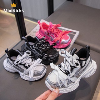 MiniKicks รองเท้าผ้าใบเด็ก สไตล์สปอร์ต ทนทาน ไม่ลื่นเท้า สวยงาม 2023 NEW RYD23910FY 37Z230914