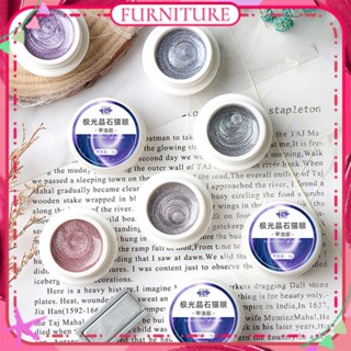 ♕ Fn Aurora Spar Cat&amp;#39;s Eye เจลทาเล็บ Fine Glitter Burst Flash Crystal กระป๋อง Phototherapy กาวปาร์ตี้เทศกาลเล็บสำหรับเล็บ Shop 5ml เฟอร์นิเจอร์