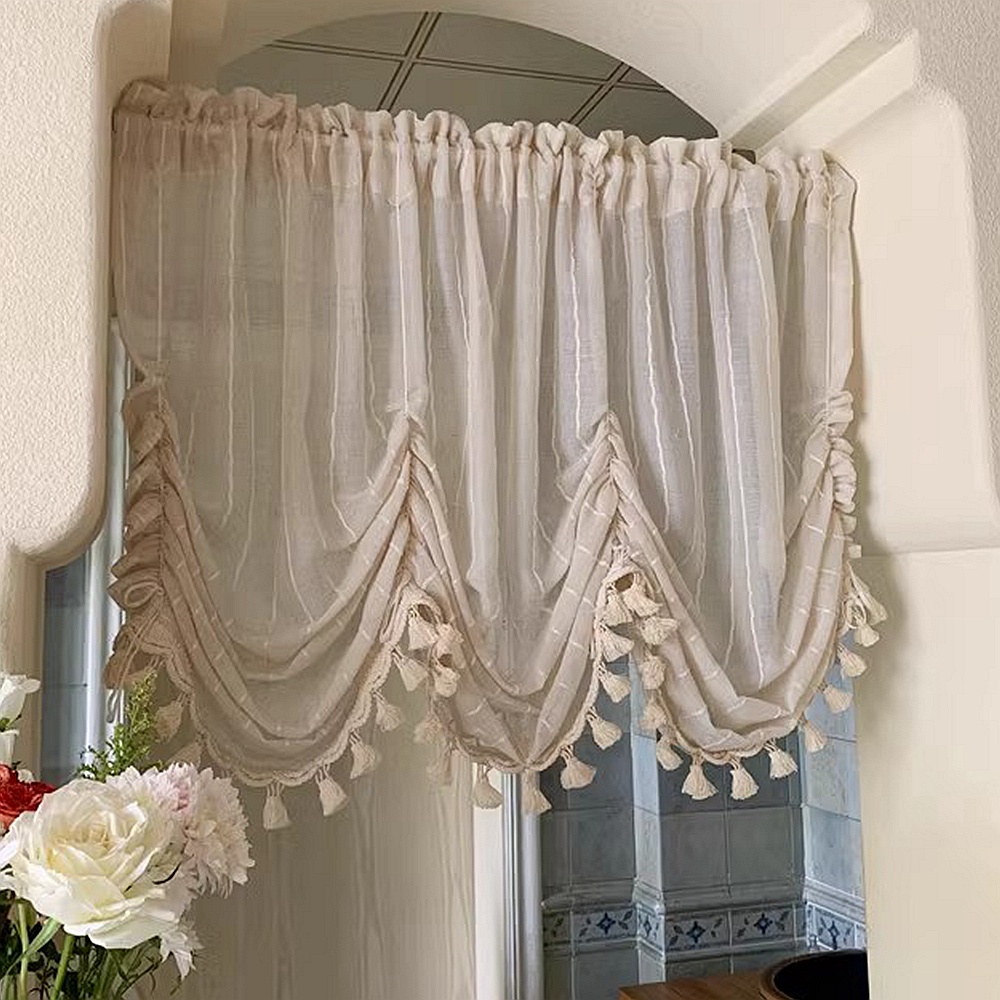 แนะนำ ผ้าม่าน ผ้าม่านผ้าลินินธรรมชาติ แบบแขวน หลายทาง สําหรับหน้าต่าง ลูกโป่ง ราคาพิเศษ มีเก็บเงินปลายทาง