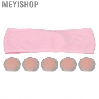 Meyishop Lash Tray Holder Set Cloth Eyelash Extension Pad With Headband For Salon