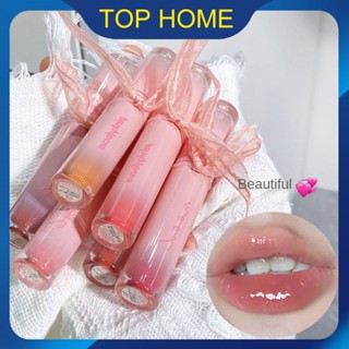 PinkyFocus Gloss Mirror Lip Glaze Long Lasting Moisturizing Jelly Glass Lip Gloss สำหรับผู้หญิงความงามแต่งหน้า การออกแบบที่กะทัดรัด Do Not Touch The Cup Rich Color Rendering 3 ปี 28g ,Wow~ ราคาต่ำสุด