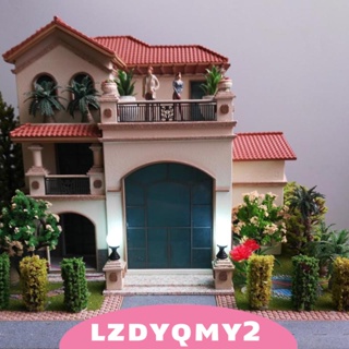 [Lzdyqmy2] โคมไฟถนน LEDs ขนาดเล็ก HO : 6V สําหรับตกแต่งสวน รถไฟ 10 ชิ้น ต่อแพ็ค