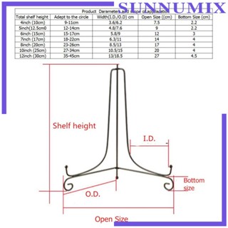 [Sunnimix] ขาตั้งเหล็ก สีทอง 4-12 นิ้ว สําหรับวางกรอบรูป การ์ด ตกแต่งบ้าน