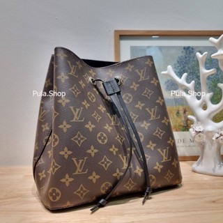 L-V neonoe monogram canvas Bucket Bag 007