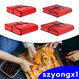 [Szyongx1] กล่องพิซซ่า พร้อมฉนวนกันความร้อน แบบใส ทนทาน สําหรับจัดเลี้ยง
