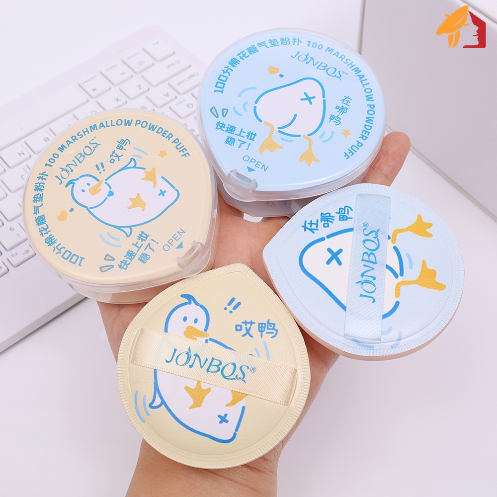 พัฟฟองน้ํา ผ้าฝ้าย และผ้ากํามะหยี่ ทรงกลม แบบแห้ง และเปียก แบบมืออาชีพ