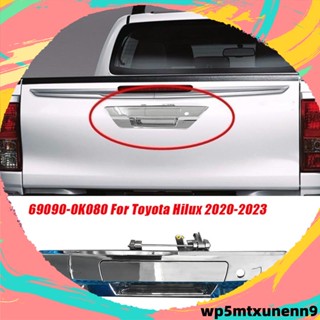 กรอบมือจับประตูท้ายรถยนต์ โครเมี่ยม 69090-0K080 สําหรับ Toyota Hilux 2015-2022 690900K080 อุปกรณ์เสริมรถยนต์