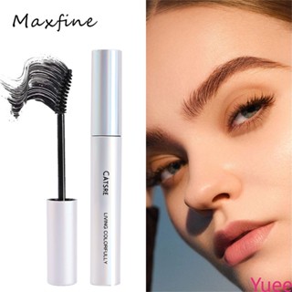 Maxfine 2023 ใหม่มาสคาร่าสีดำกันน้ำSlimming CurlingติดทนนานNon-Smudgeแต่งหน้าYuee